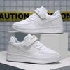 Foreign Trade Classmates Children's Little White Shoes Boys' Shoes 2025 Spring and Autumn New Student Girls' White Sports Shoes