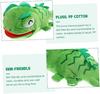  Moving Mouth Hand Puppet, Lizard Plush Hand Puppet Toy for Boys Girls, Early Learning Finger Puppet for Storytelling