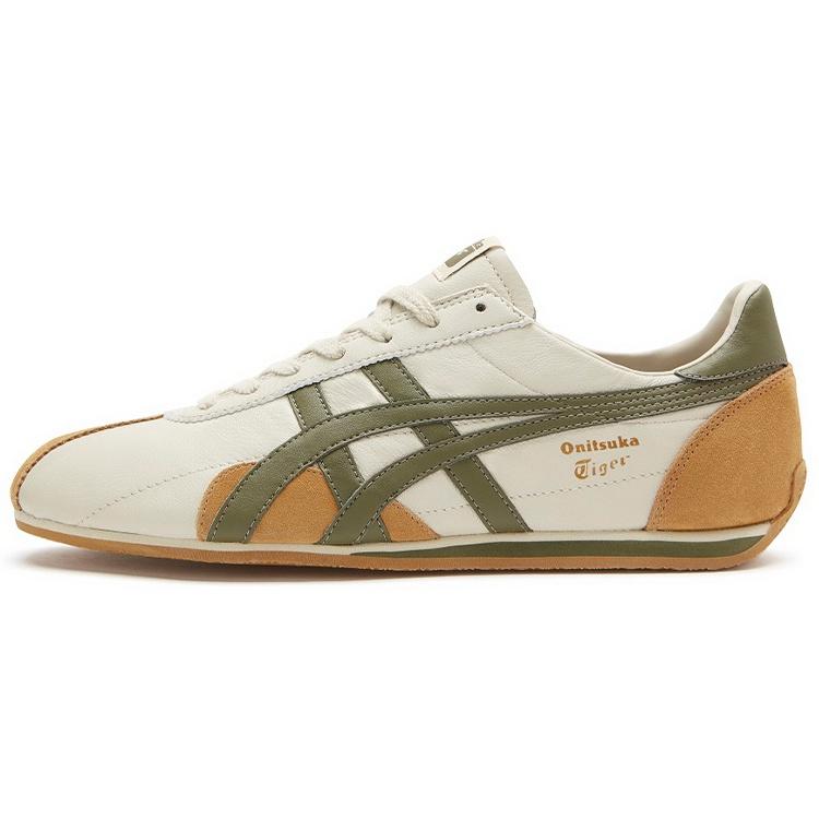 Onitsuka Tiger Runspark  Beige Olive Green Mustard Yellow  Men s 1183B480-200 EU 37