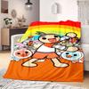 Taiko Cartoon Characters Travel Picnics Flannel Blanket  for Bedrooms Sofas Beds Chairs Home Decor Great Gift Idea All Seasons