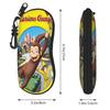 Lovely Curious George African monkey Anime Glasses Case Waterproof Box  Sunglasses Storage Box Anti-Pressure Glasses Box