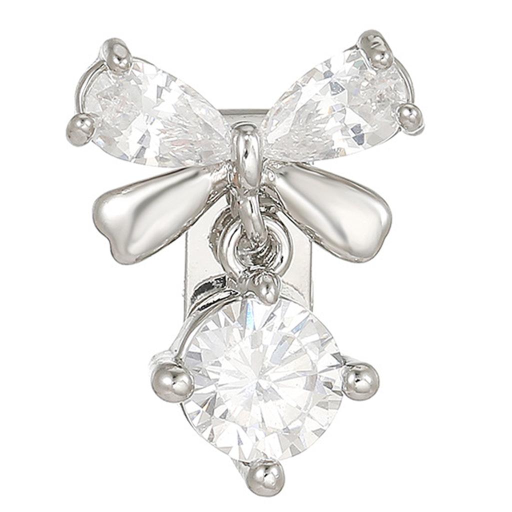Orecchini Glamour con Pietre di Zircone Accessori Vestibilità Perfetta per Cuffie Freeclip 1 2 Fascino Design a Clip Sicuro