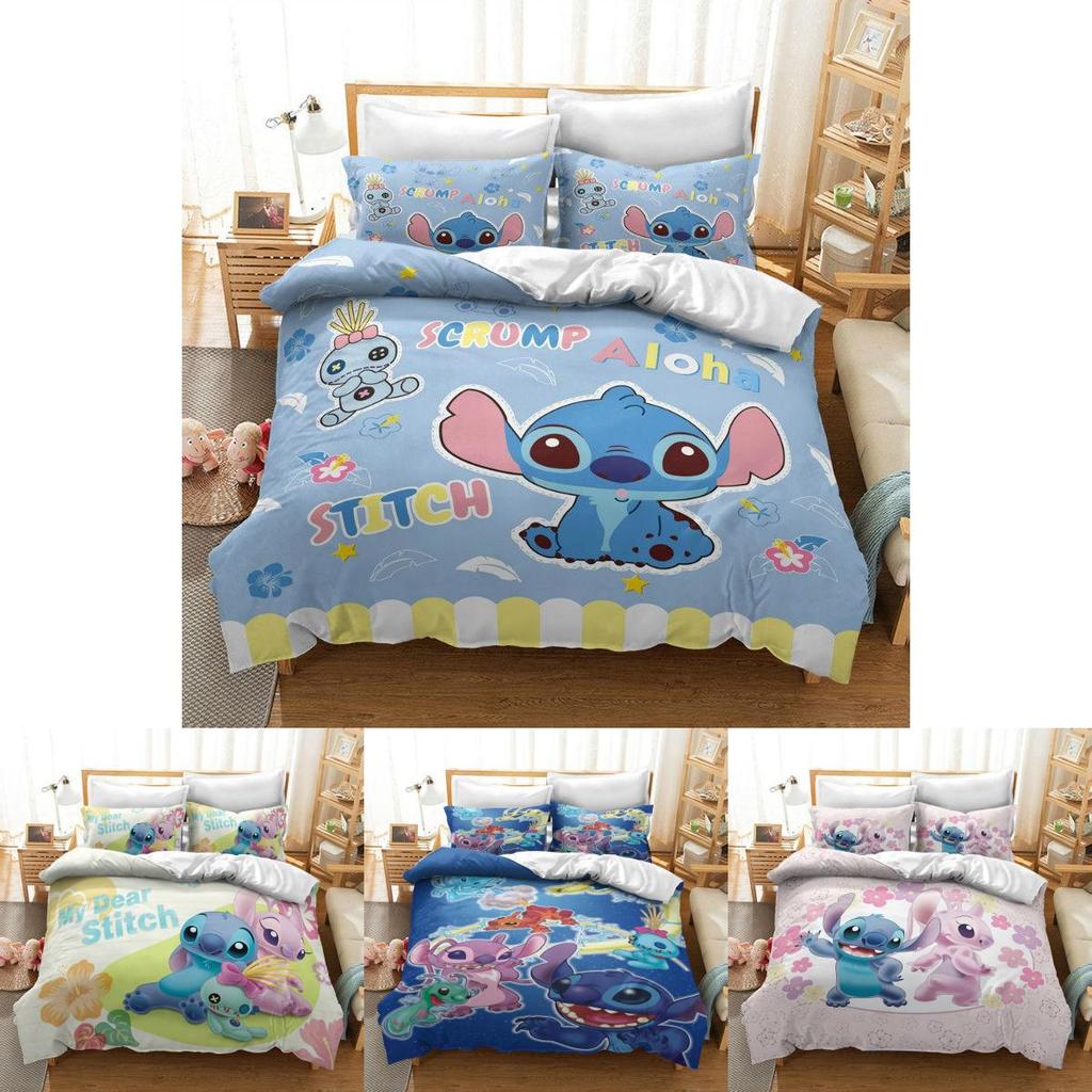 Cozy Lilo Stitch Bedding Set With Stylish Duvet Cover And Pillowcase Design