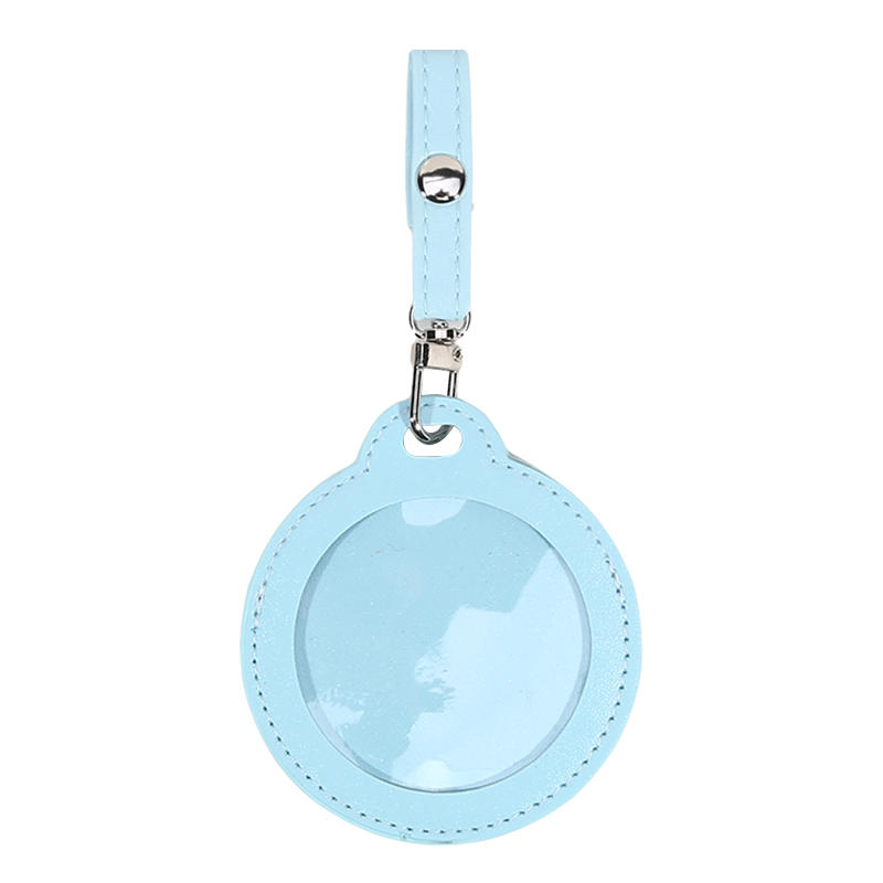 58/75mm Round Badge Protective Case Transparent Window Fan Supplies Waterproof Badge Display Bag Hangable Portable