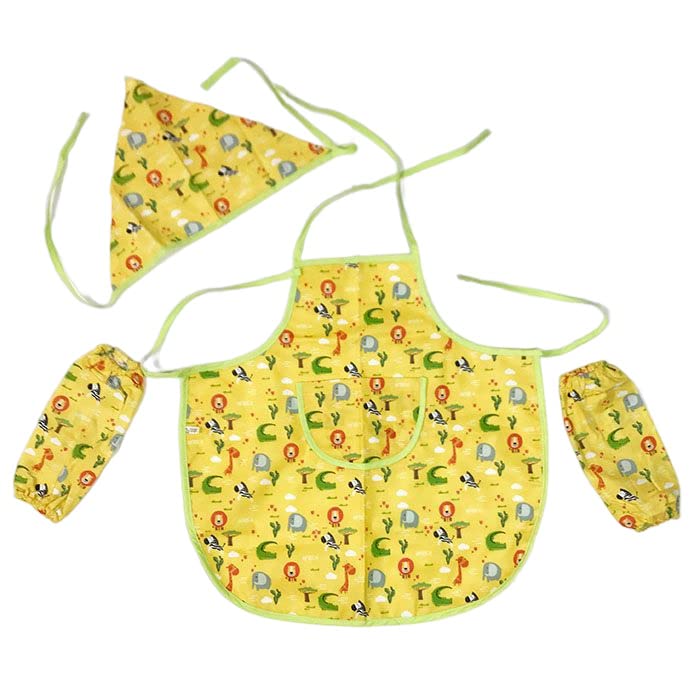 

Apron Triangle Sling Arm Cover 3 Piece Set Animal Yellow For 90cm 120cm S20405404ONE SIZE S204054 Animal ONE [Sherry Mimi] Children s -