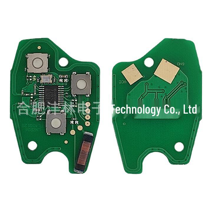 Renault Fernbedienung 3-Tasten Gerader Schaft, 433 MHz, 46 Chip, Gefräste Rille