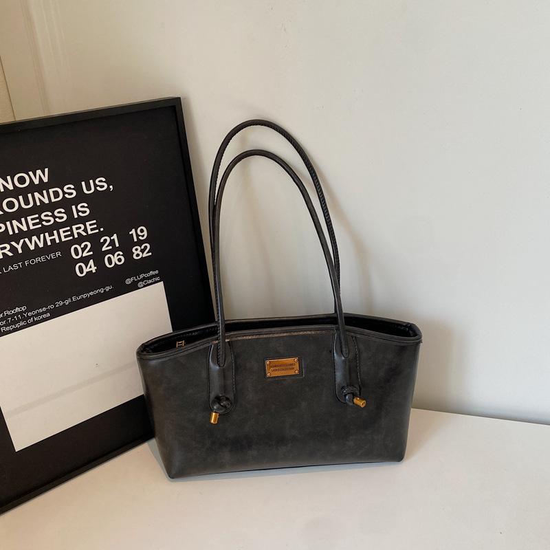 

Осень и зима новая высококачественная текстура ретро нишевая сумка женская студенческая сумка-тоут через плечо для поездок на работу