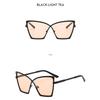 Women's Sunglasses, New Metal Large-frame Sunglasses.