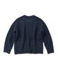 KNITTED (Unisex) Boucle Raglan Crop Round Knit Navy