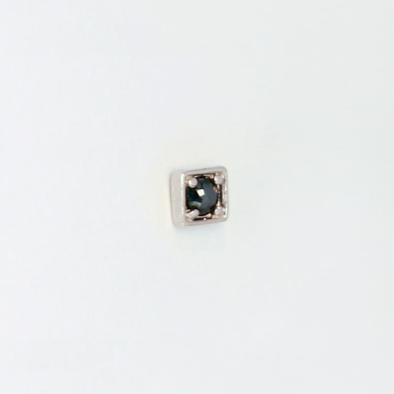 Less Is More 14K Gold Blue Flower Earring & Piercing