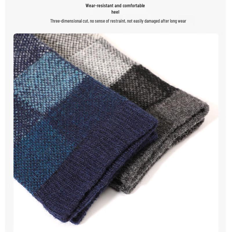 LangSha Men's Wool Thermal Socks