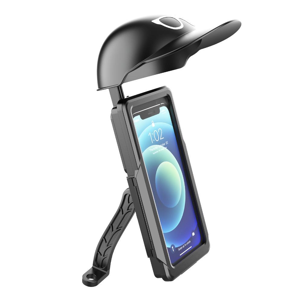 

Водонепроницаемый держатель для телефона-шляпы для велоспорта и мотоциклов - Универсальный навигационный кронштейн