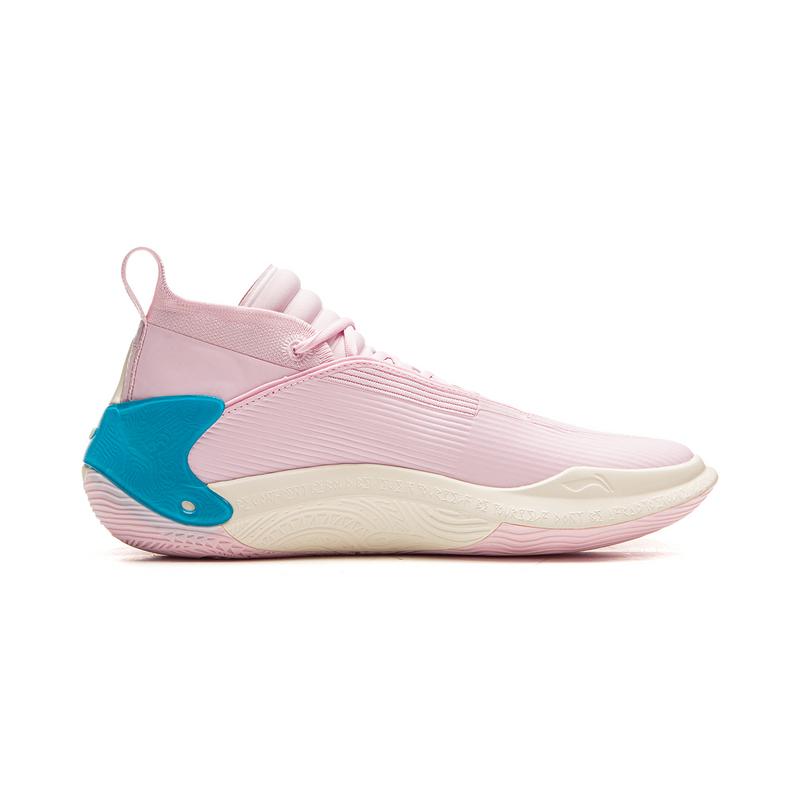 Li Ning WOW11 Tlumení, Protiskluzové, Odolné proti oděru, Krytí, Lehké, Odrazové Polovysoké Basketbalové boty ABAU049-32