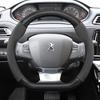 Suitable for Peugeot Suede Matte Carbon Fiber Texture Steering Wheel Cover Suitable for 206 208 3008 308 207 307 2008 508 5008 4