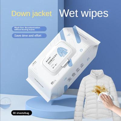 Down Jacket Cleaning Wipes Family Pack Quick Stain Removal No-wash Wiping Clothes Wet Wipes