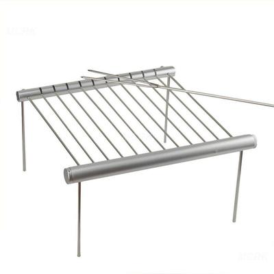 Taşınabilir Barbekü Paslanmaz Çelik + Alüminyum Alaşım Geri Çekilebilir Tasarım Taşınabilir Çok İşlevli Kolay Temizlenebilir Barbekü Aleti Izgara 365g