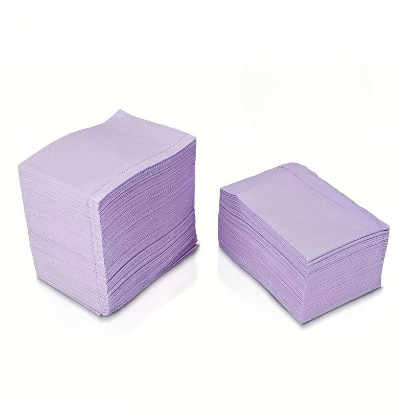25/50/125PCS Purple Disposable Table Mat Waterproof Foldable Cleaning Pad Tattoo Beauty Nail DIY Cleaning Accessories