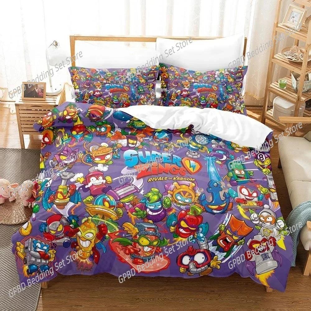 Comforter 3D Print Anime Super Zings Comfortable Duvet Bedding Set Children Bedroom Decoration Home Textile