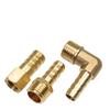 1/8" 1/4" 3/8" 1/2" 3/4" 1" NPT Male Female 1/8-1" Hose Barb Tail Nipple Straight Elbow 90 Deg Brass Pipe Fitting Connector
