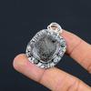 Womens Day Deal 925 Silver Stingray Coral Gemstone Handcrafted Bezel New Pendant