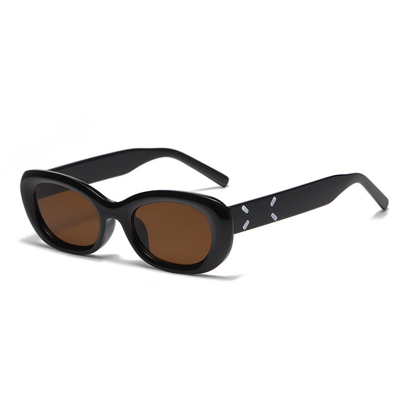 4713 New Oval Sunglasses European And American Ins Versatile Glasses 2024 Cross-Border Street Sunglasses Sunglasses