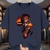 Unisexs African Queen Continent Graphic Tshirt 100 Cotton Hot Sale Cultural Tee