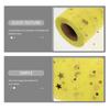 2280x15cm Sequins Gauze Table Skirt Yellow Reusable Party Wedding Desk Decoration Elegant Shiny Craft Event Table Cover Supplies