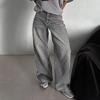 Damen Retro High-Waist Wide-Leg Jeans – Frühling/Herbst Modetrend