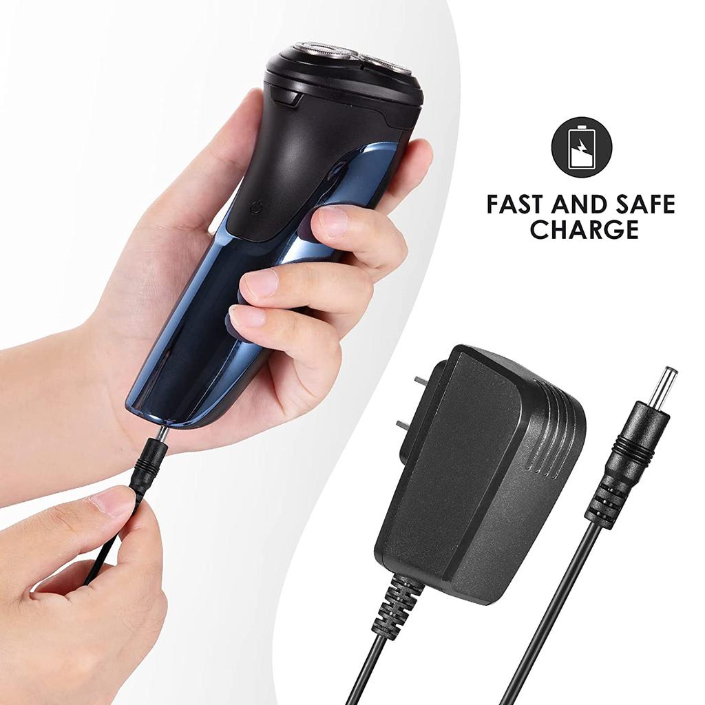 8V 100mA DC3.5*1.35MM Shaver Charger Fit for Philips HQ840 Norelco Multigroom  3000  MG3750/50 MG3750/10 MG3750/60 MG3760 MG3760