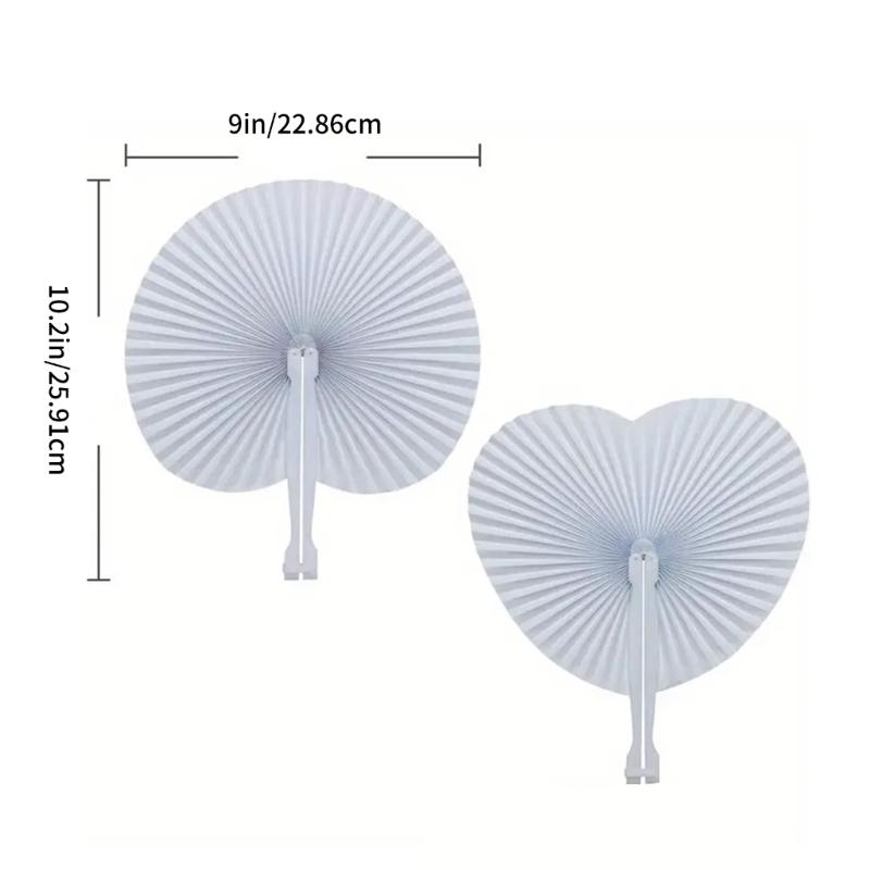 Ślubne wachlarze papierowe składane malowane w kształcie serca okrągłe wachlarze papierowe upominek na przyjęcie na piękne ślubne akcenty