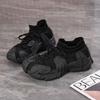 Spring new ins flying woven shoes student sports shoes fitness running casual shoes heightening shoes