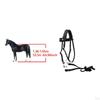 Adjustable Bridle with Rein Halter And Side Pull Reins, Leading Rope Headstall Gear