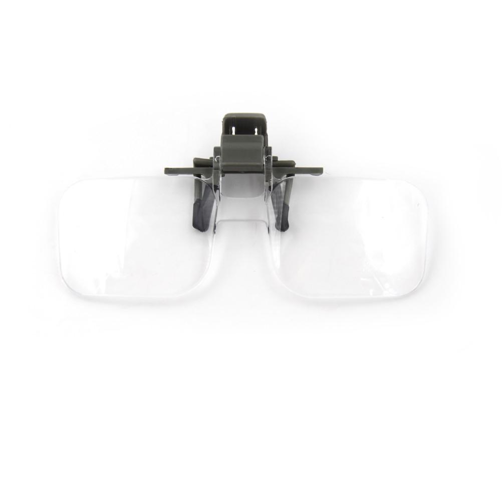 Magnifier Clip On Glasses Magnifying Glasses Eyeglasses Watch Repair Tool