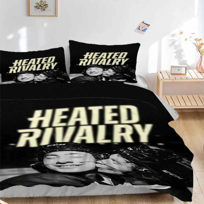 3Pcs Hockey Romance Bedding Sets For All Sizes New 3D Printed Bed Cover Comforter Duvet Cover Pillowcase Bedroom Decoration