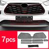 For Toyota Highlander XU70 Kluger 2020 2021 2022 2023 2024 Car Front Grille Insect Screen Exterior Parts Accessories