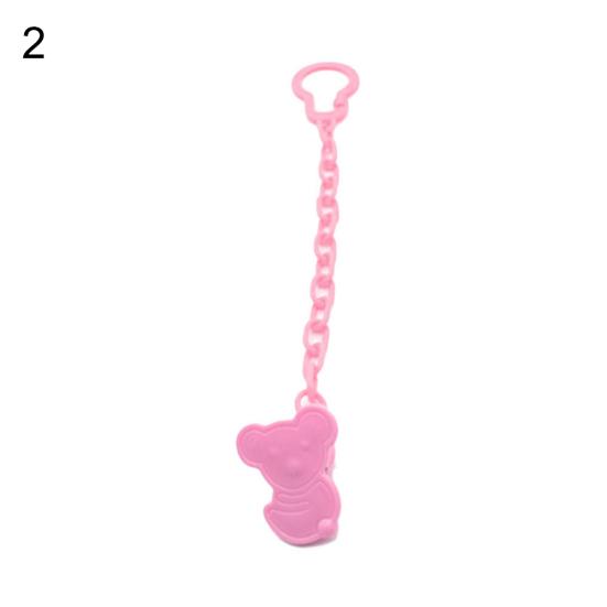 Anti-lost Baby Pacifier Clip Chain Cartoon Animal Infant Dummy Nipple Holder