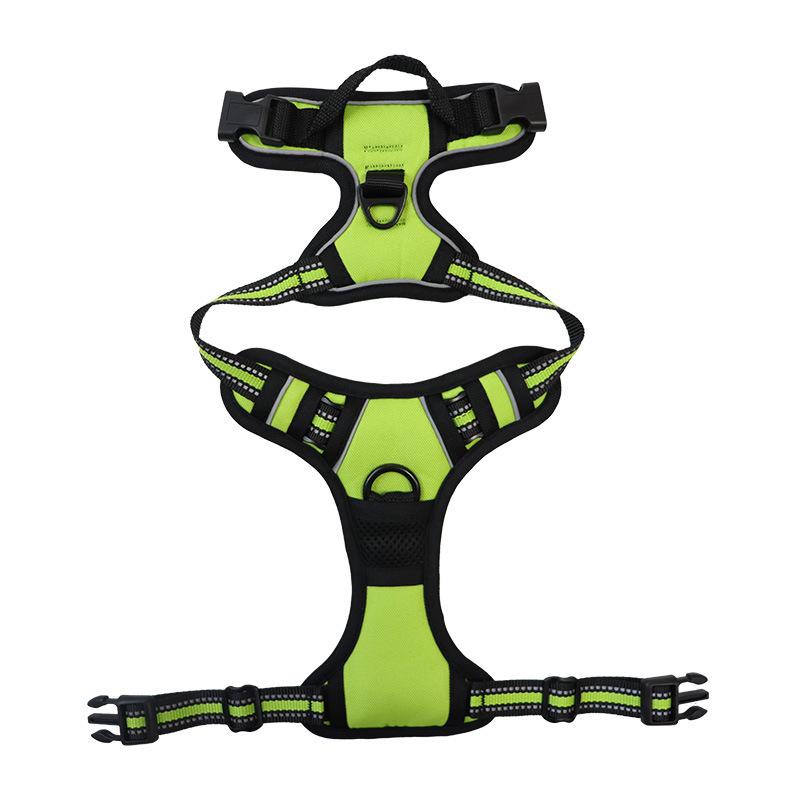 Reflective Harness for Medium & Large Dogs - Vest Style Dog Chest Harness.