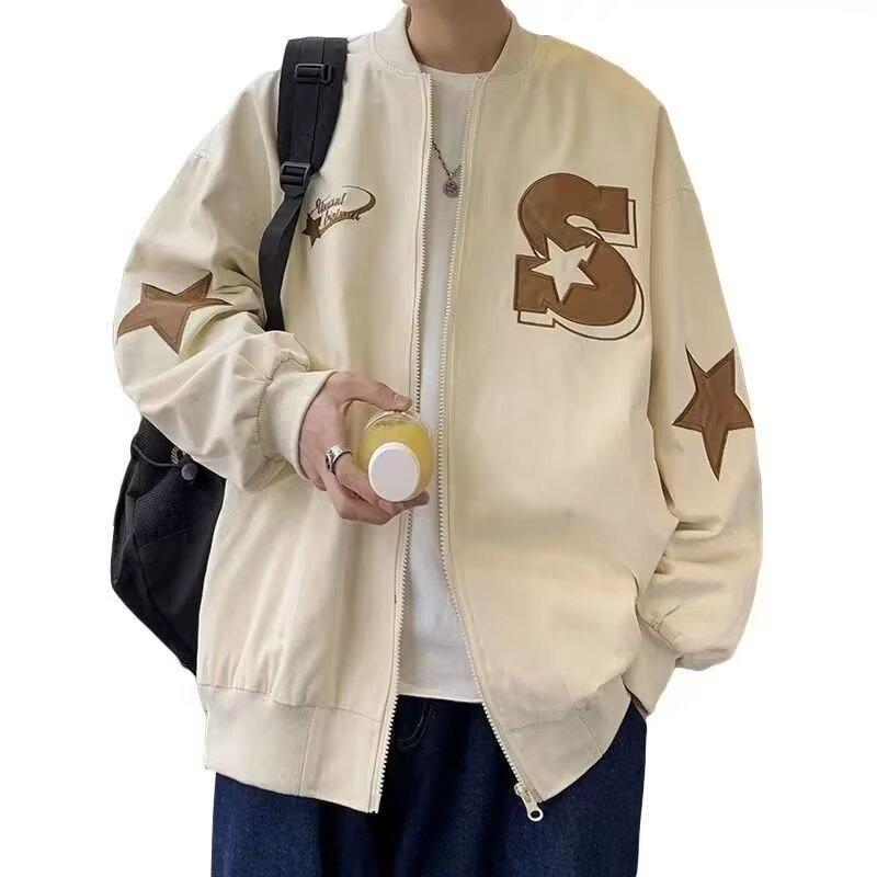 Men's Trendy Cotton Coat: 2023 Harajuku-Inspired Hooded Zipper Jacket