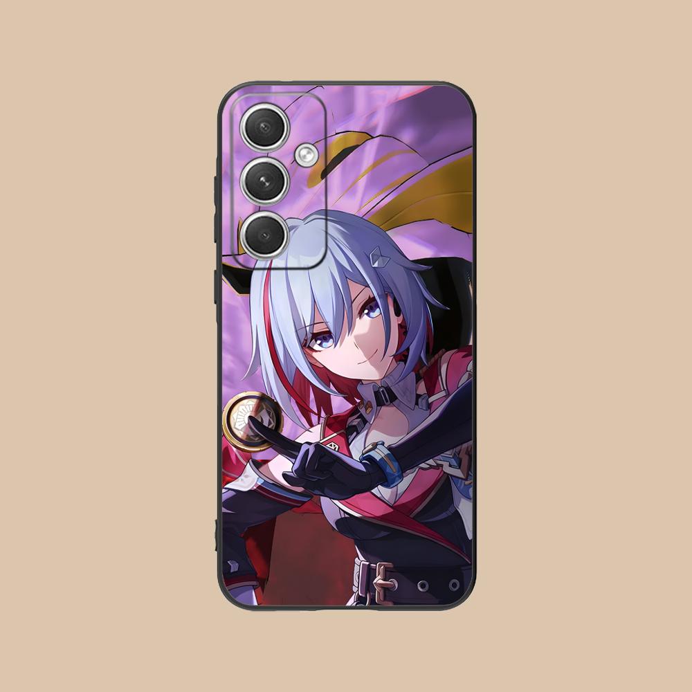 HSR Topaz Mattes TPU Handyhülle für Samsung Galaxy S26 S25 S24 S23 S22 S21 S20 Note20 Plus FE Ultra Bunte Abdeckung