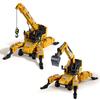 Ingenieurwesen Trägheitsfahrzeug Verwandlungsfähiger Kran Bagger Spielzeugfahrzeug Auto Traktor Modell Die-Cast Legierung+Kunststoff für Kinder Geschenk