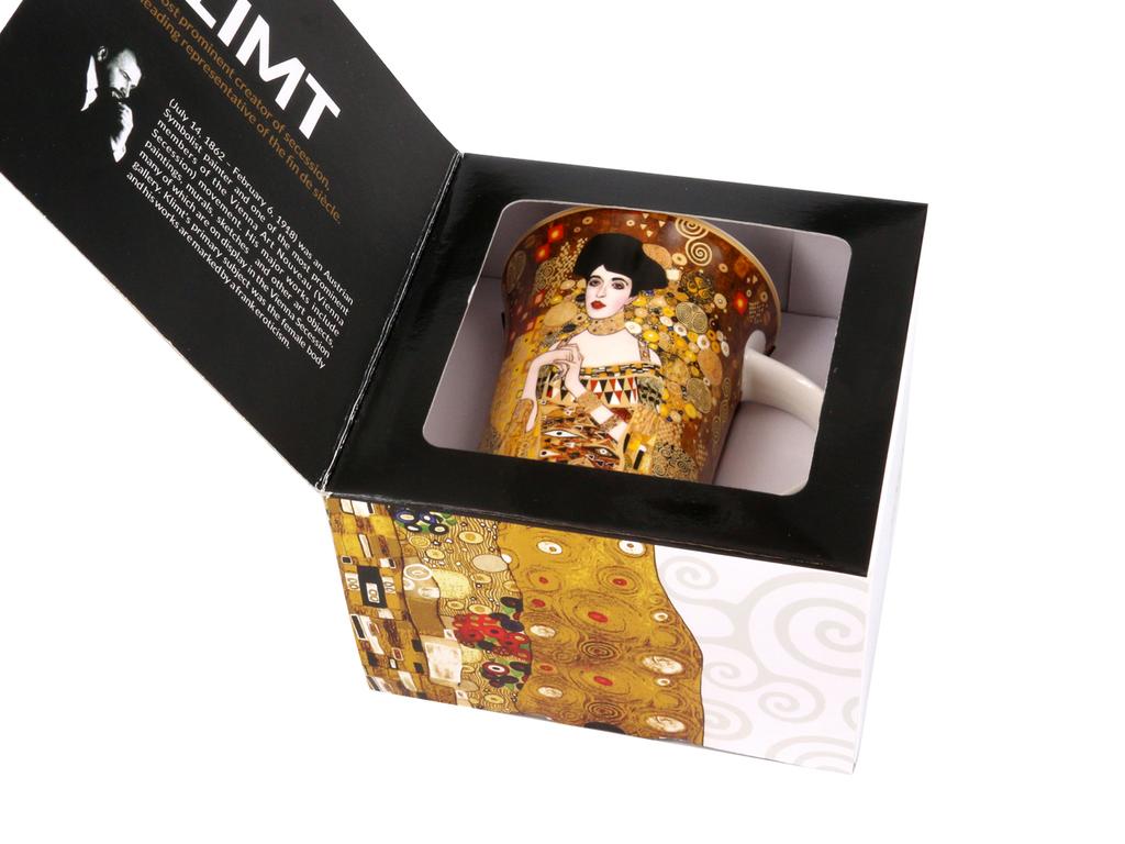 Kubek Porcelanowy Gustav Klimt Adela Elegancki Prezent Dla Kobiety