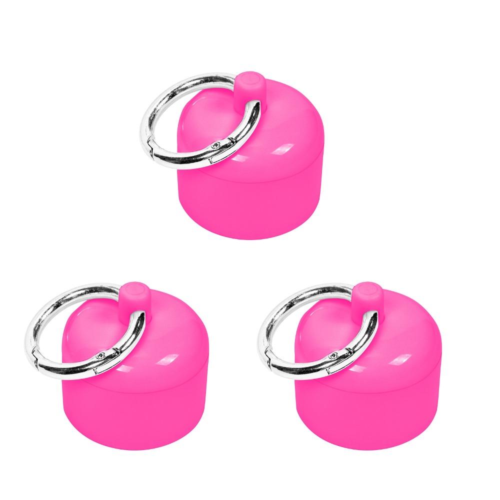 3PCS Portable Ring Storage Box Keychain Pill Container Mini Storage Box Jewelry Storage Case  Travel