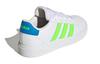 Adidas Neo GRAND COURT 2.0 K Low Top Skateboard Shoes White Green Kids' GW6505