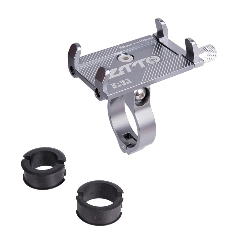Bicycle Phone Holder GPS Navigation Cellphone Handlebar Stand Mount Motorcycle Cell Phone Mount with Aluminum Alloy Bracket