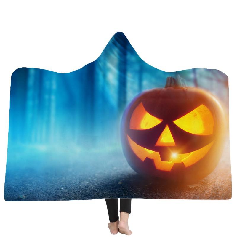 Hooded Blanket Adults Cozy Throw Super Soft Fleece Warm Winter Nap Home Decor