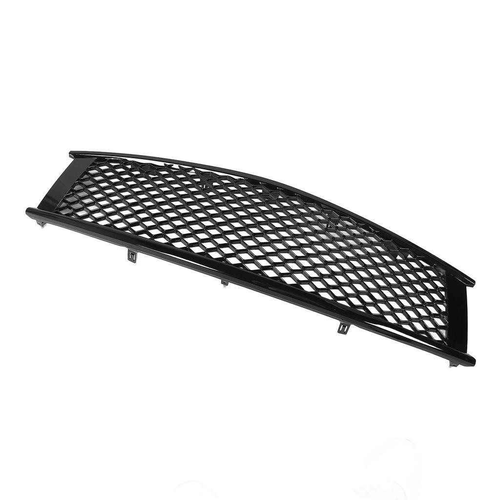 Gloss Black Mesh Front Bumper Grille Grills for G37 2 Door Coupe Convertible 2008 To 2013