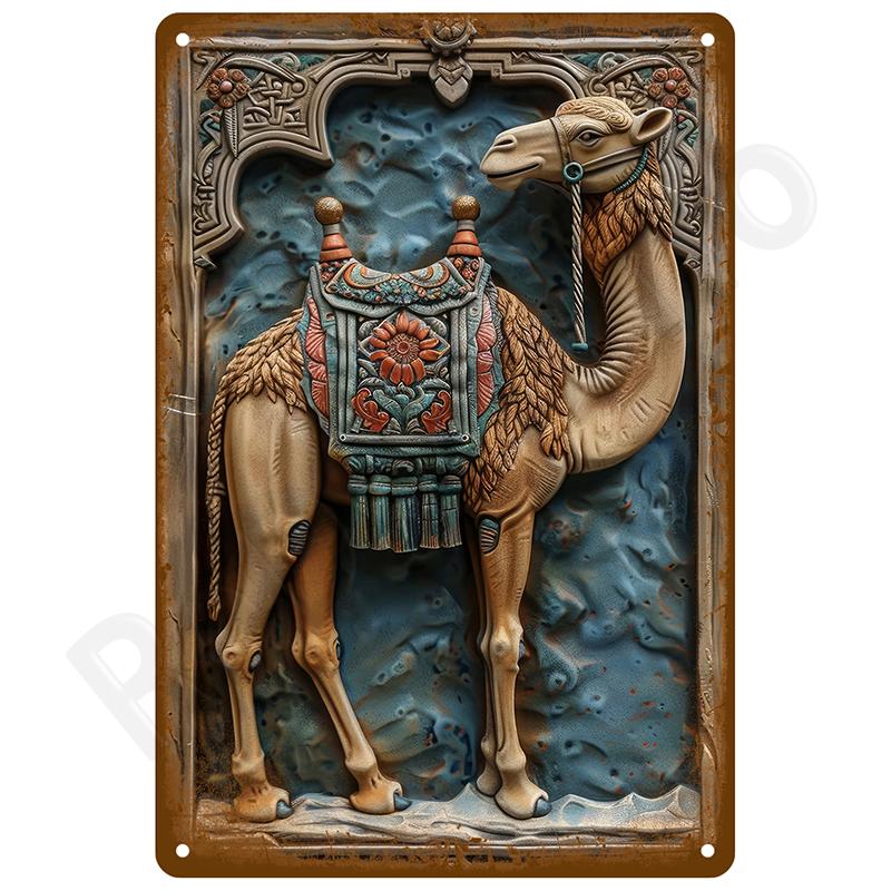 Retro Nástěnné Umění Plechová Značka Interiér Venkovní Estetický Pokoj Vintage Domácí Dekorace Předměty Dekorace Luxusní Kovová Značka Plakát Talíře Bar