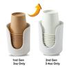 U-Shape Bathroom Cup Dispenser Plastic Paper Cup Dispenser Mouthwash Cup Holder  Bathroom Vanity