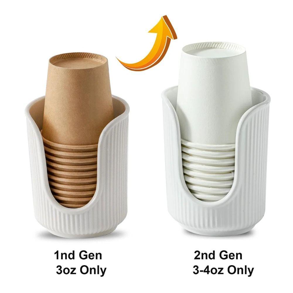 U-Shape Bathroom Cup Dispenser Plastic Paper Cup Dispenser Mouthwash Cup Holder  Bathroom Vanity