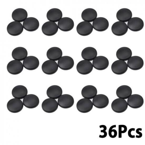 36× Car Interior Door Lock Screw Protector Cover Cap Trim Anti-Rust Accessories